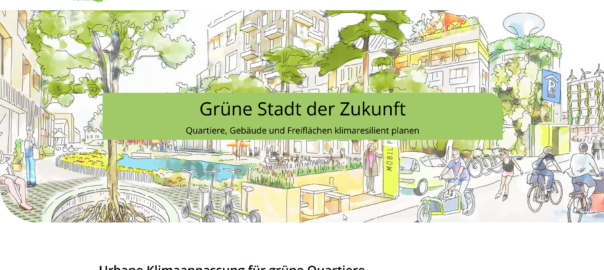 Homepage der Website www.gruene-stadt-der-zukunft.de